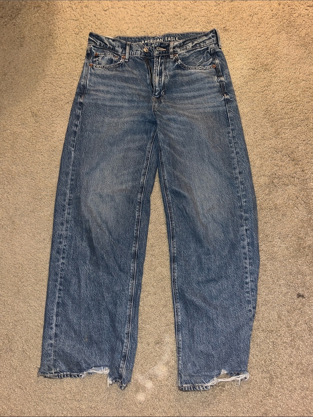 American Eagle Outfitters Vintage Wide Leg Blue Jeans